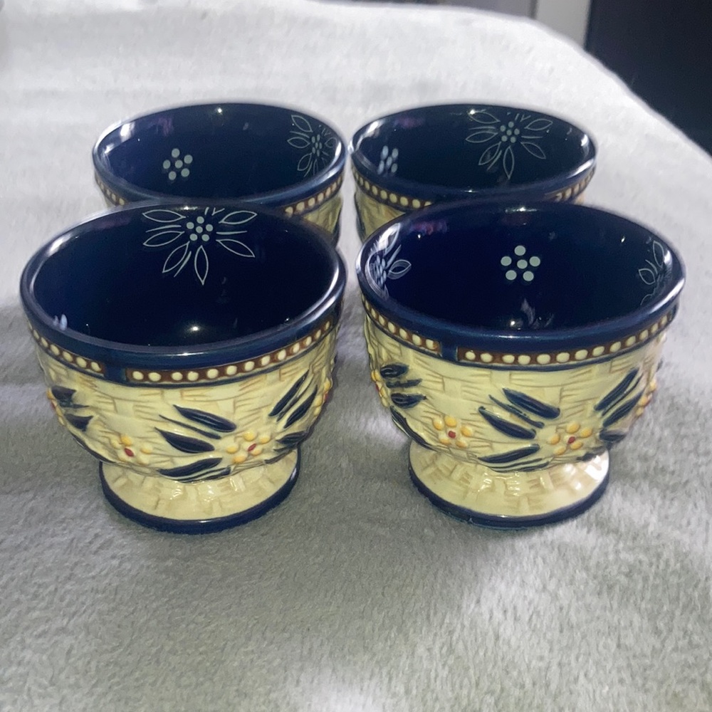 Tep-tation Dessert Bowls, set of four, barely used, no chips